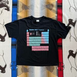 Vintage Men’s Periodic Table Of The Elements Science Chemistry T-Shirt Size 2XL